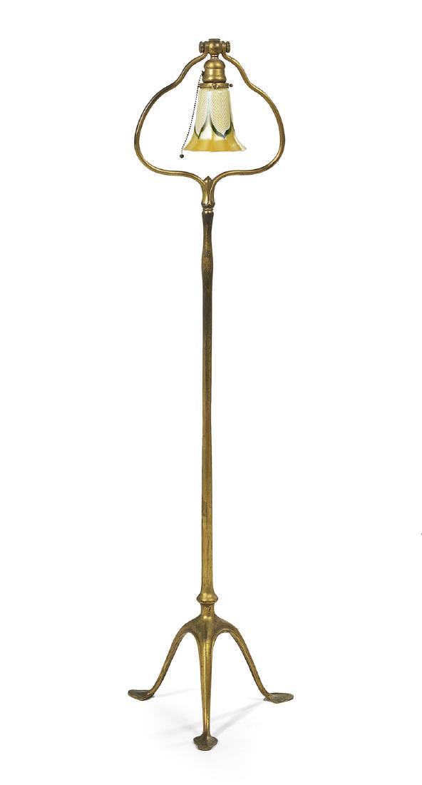 Tiffany Studios Gilt-Bronze "Bell" Floor Lamp (1 of 2)
