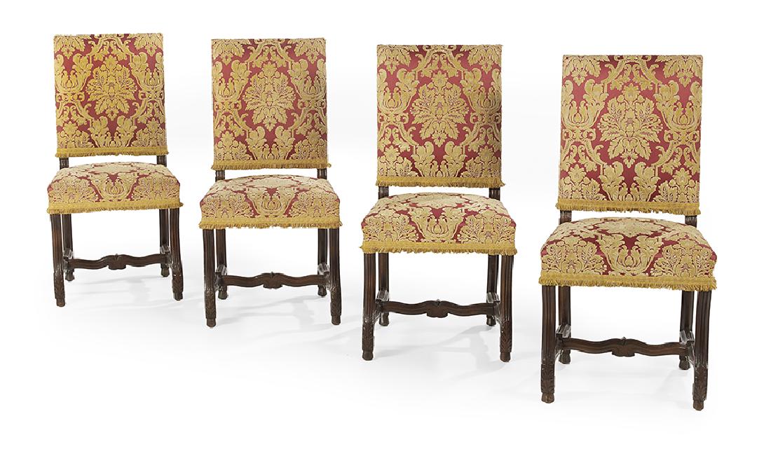 Four Provincial Louis Xiv Style Dining Chairs Jan 27 2018 New