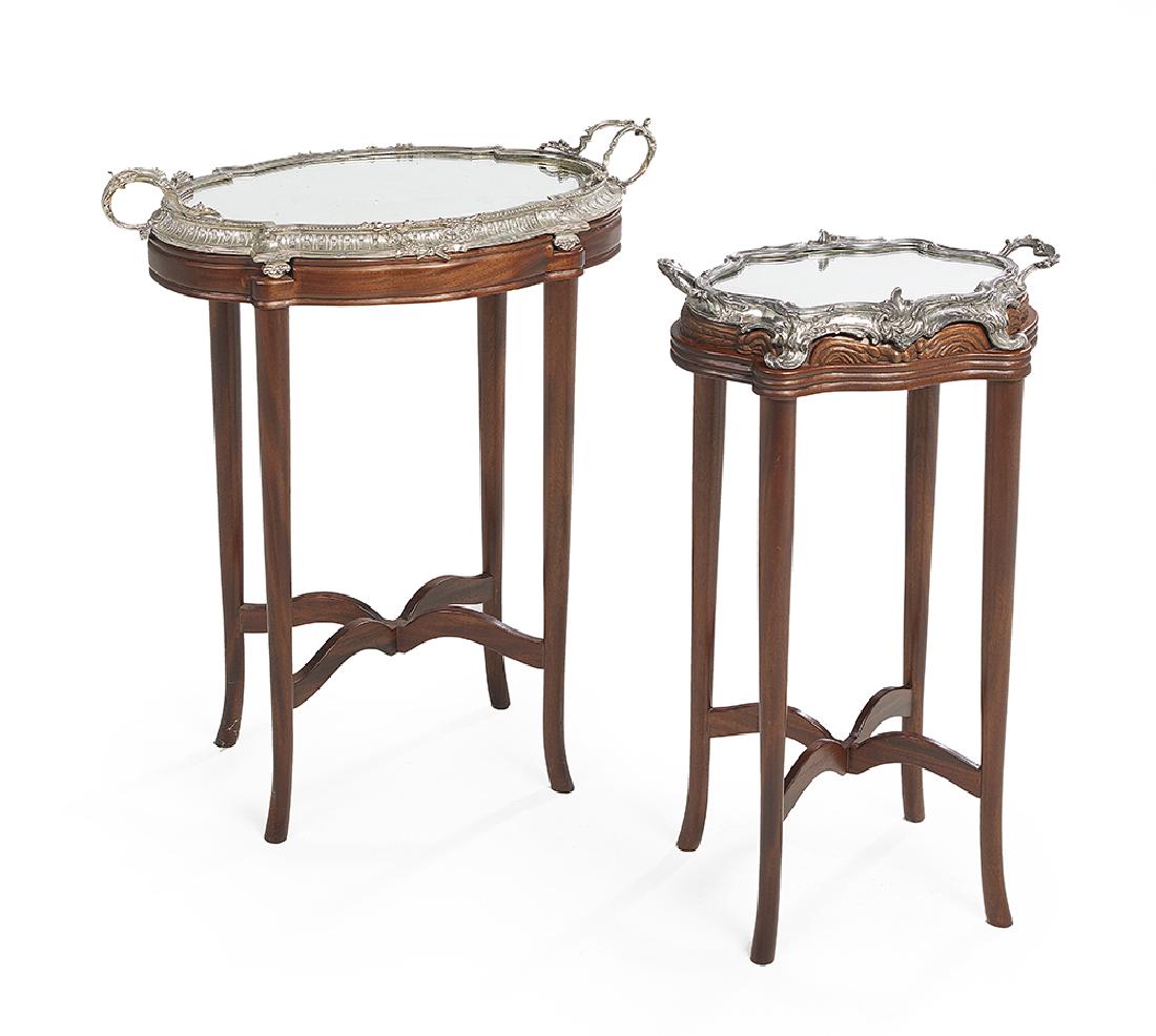 Two Continental Silverplate Plateaux-on-Stands (1 of 1)