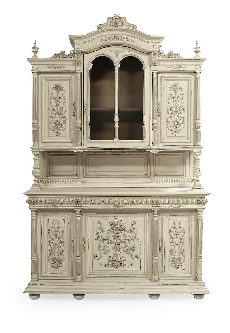 Henri II-Style Polychrome Buffet a Deux Corps (1 of 2)