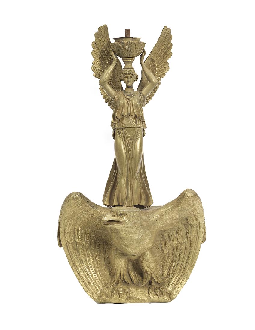 French Classical-Style Bronze Figural Sconce (1 of 1)