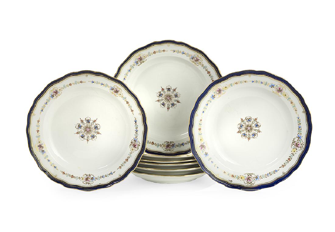 Set of Eight Meissen Dinner Plates (1 of 2)