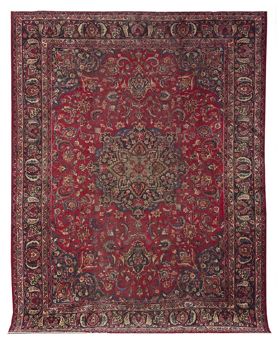 Semi-Antique Tabriz Carpet (1 of 1)