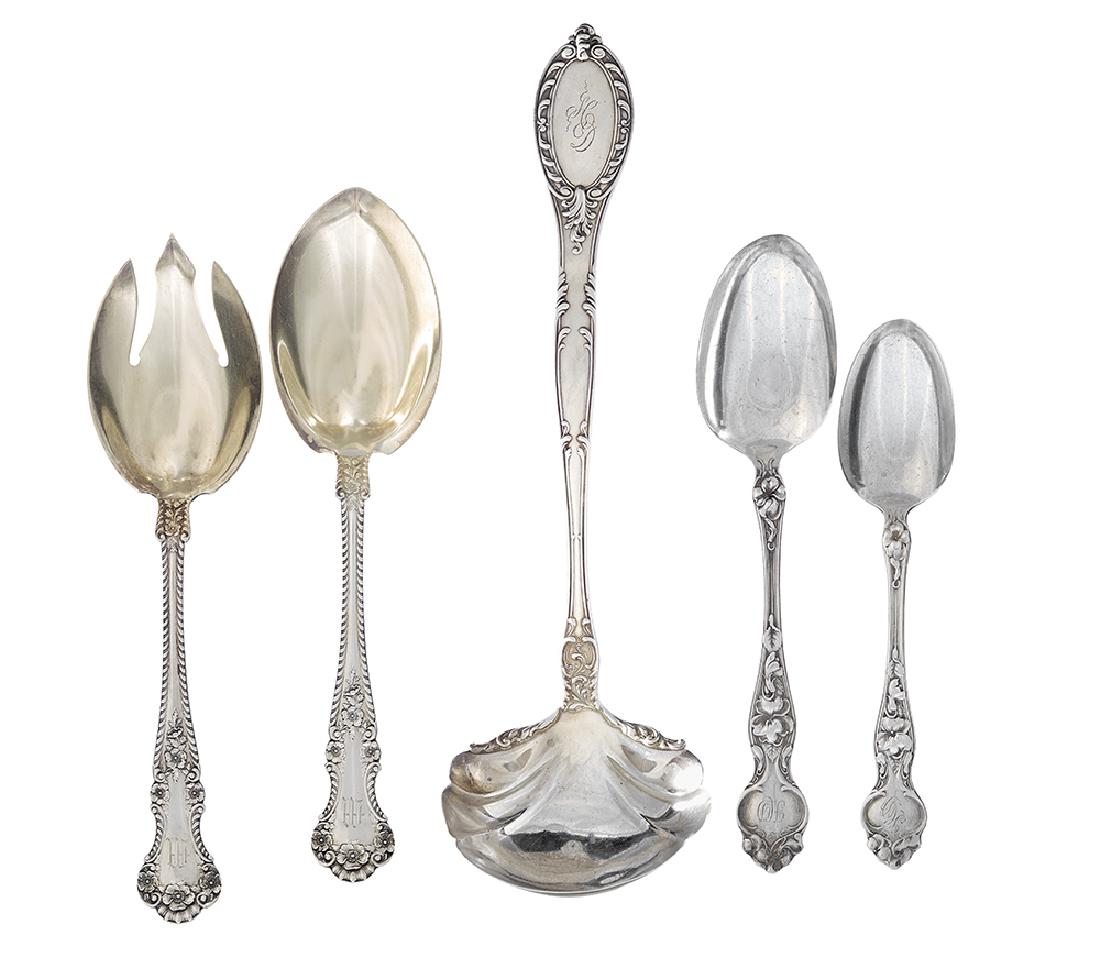 New Orleans-Retailed and Other Silver Flatware (1 of 2)