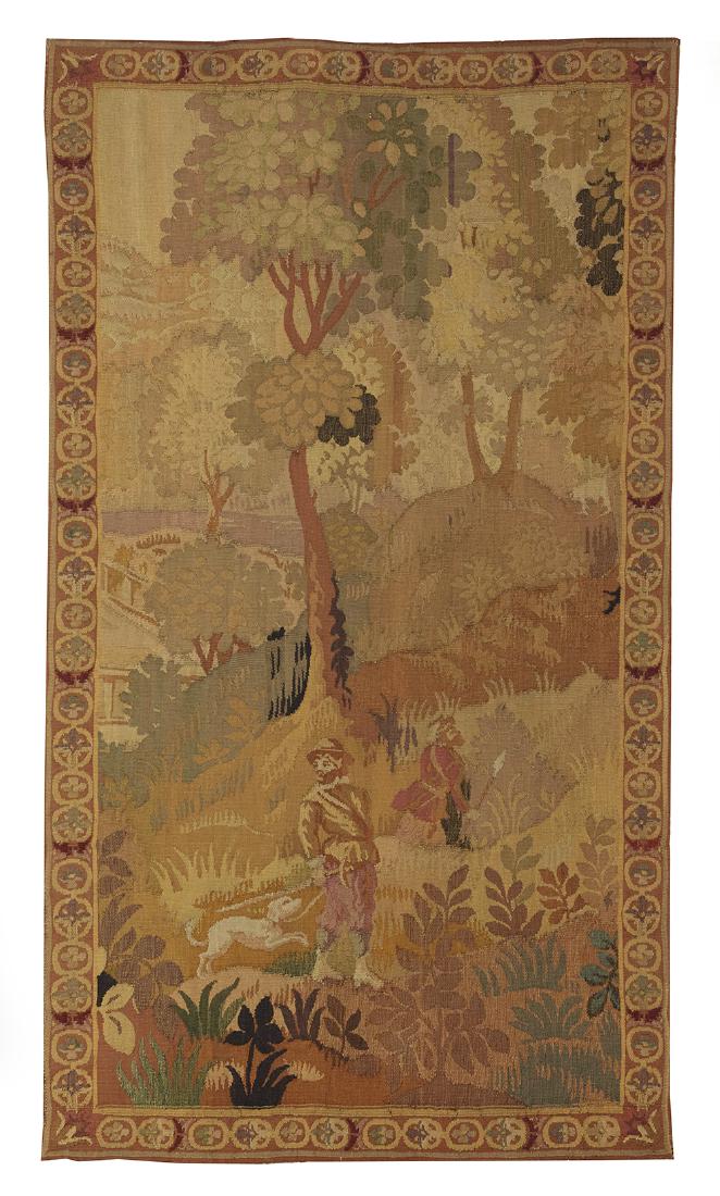 Aubusson-Style Hand-Woven Tapestry (1 of 1)