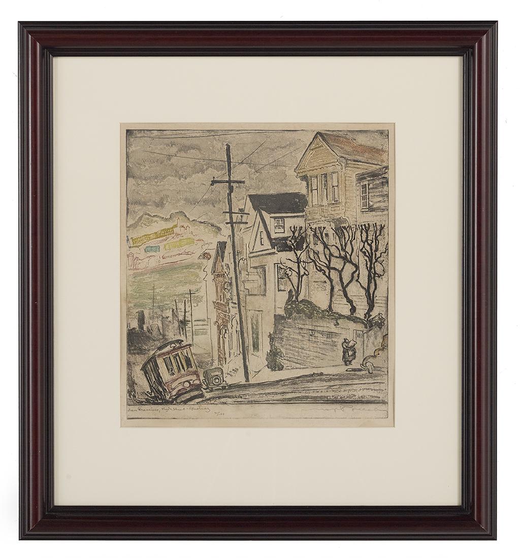 Max Pollak, (American, 1886-1970), "San Francisco, Hyde (1 of 4)