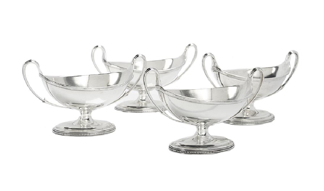 Set of Four George III Sterling Silver Salt Cellars (1 of 2)
