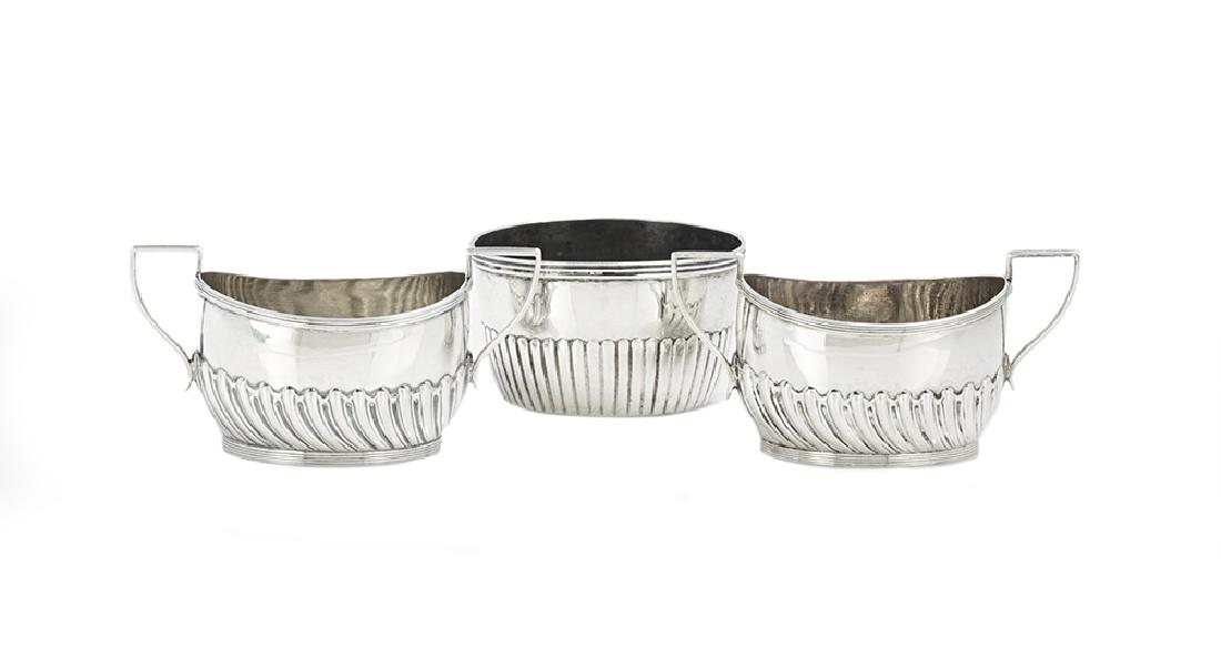 Three Victorian Sterling Silver Salt Cellars (1 of 2)