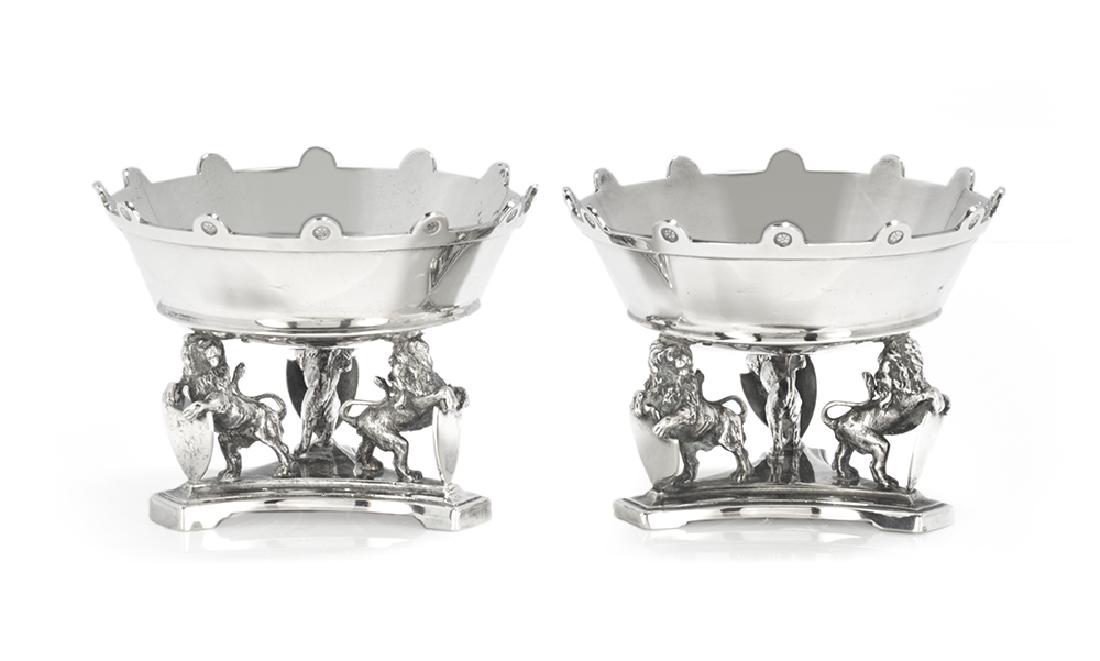 Good Pair of Gorham Silver Renaissance Revival Salt (1 of 2)