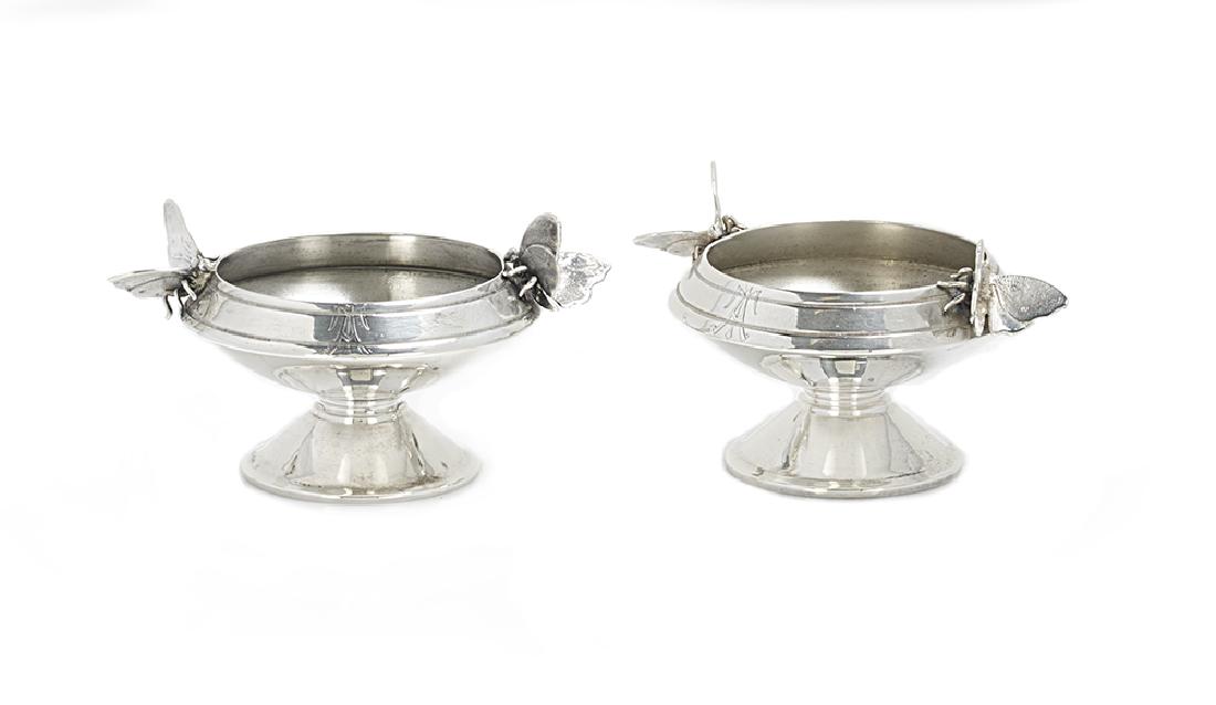 Pair of Gorham Sterling Silver "Aesthetic" Salt Cellars (1 of 3)