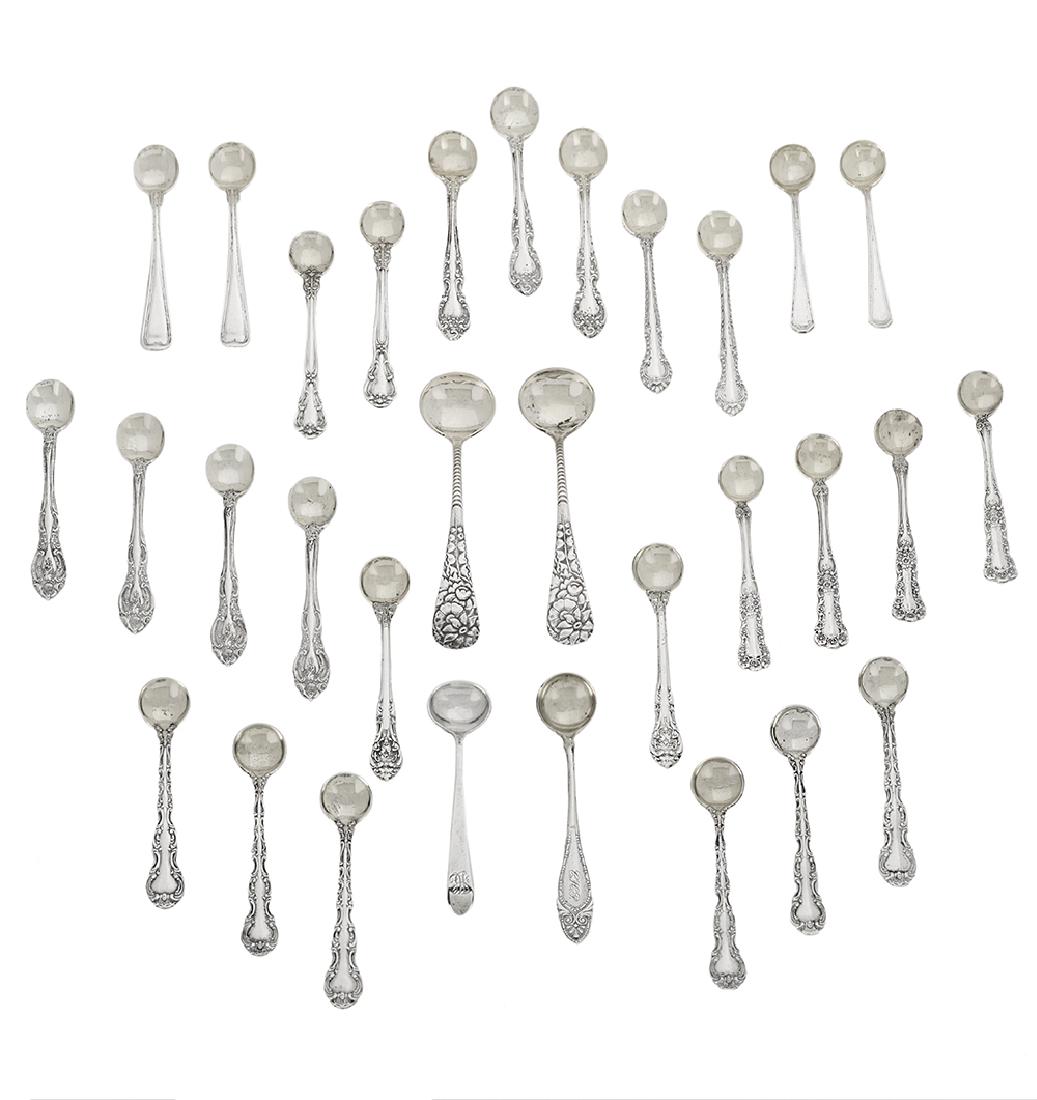 Thirty-One Gorham Sterling Silver Salt Spoons (1 of 1)