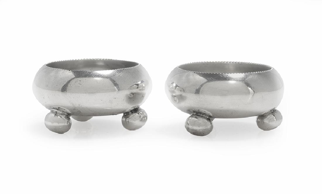 Pair of American Sterling Silver Salt Cellars (1 of 2)