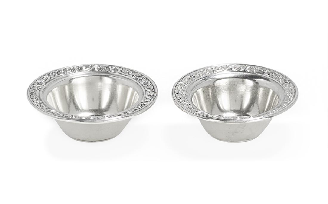 Pair of Durgin Sterling Silver Salt Cellars (1 of 2)