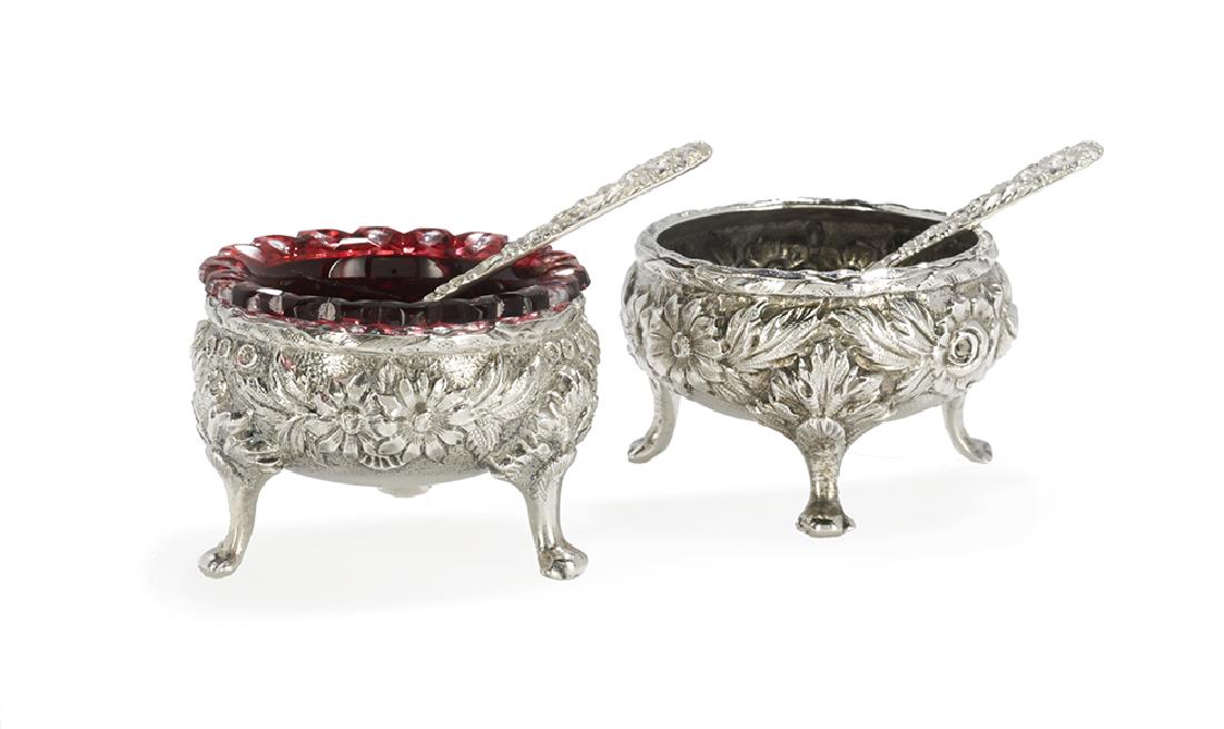 Pair of S. Kirk & Son Sterling Silver Salt Cellars (1 of 2)