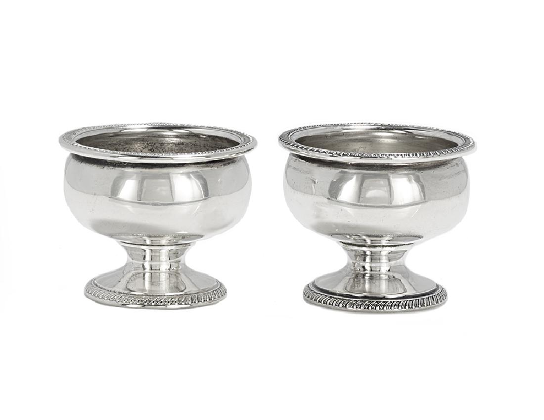 Pair of American Sterling Silver Salt Cellars (1 of 2)