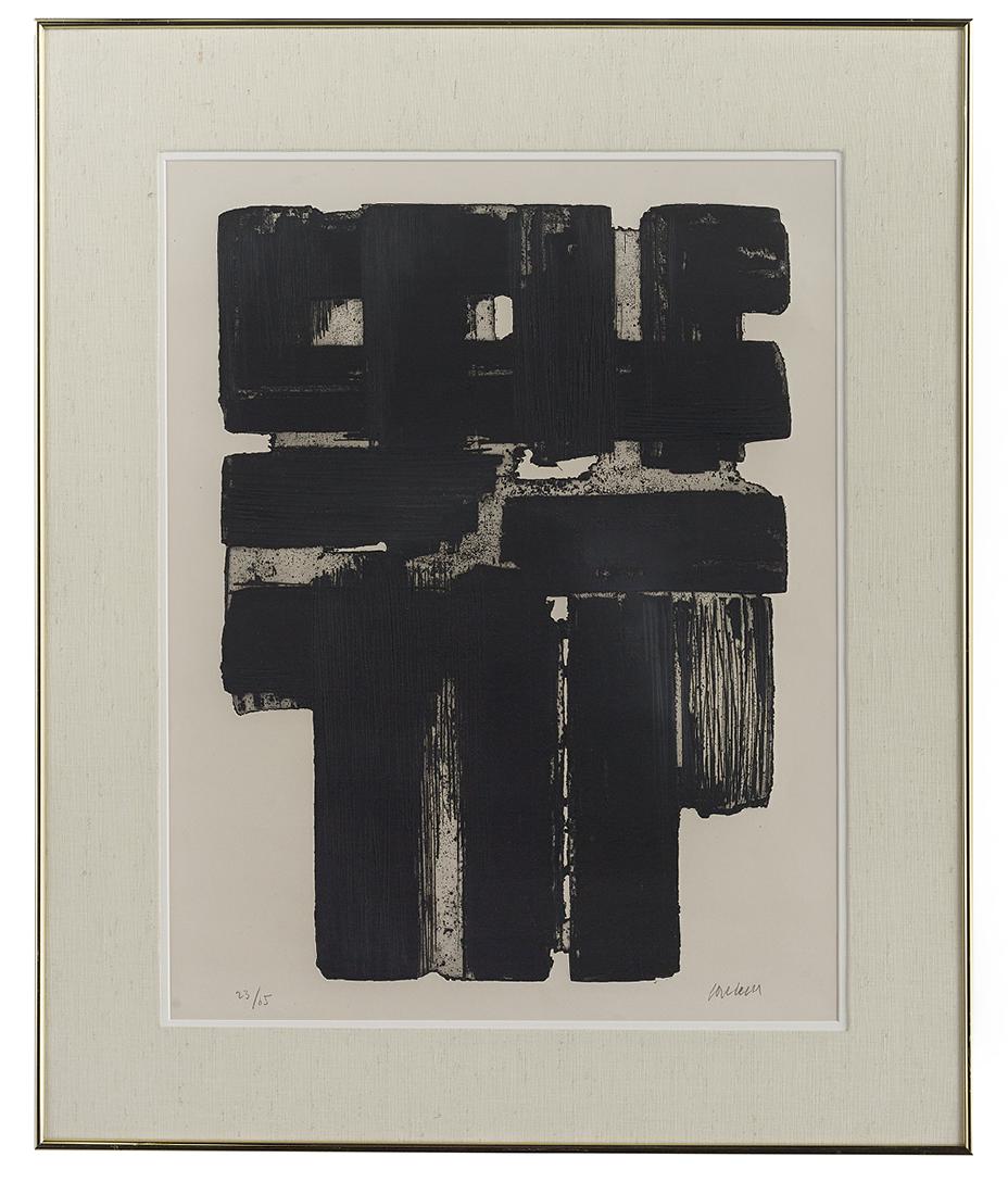 Pierre Soulages (French, b. 1919) (1 of 3)