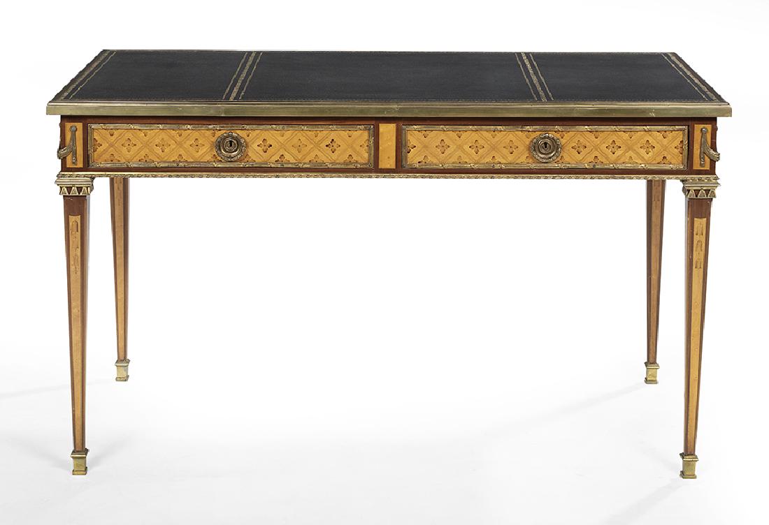 Louis XVI-Style Fruitwood Writing Table (1 of 2)