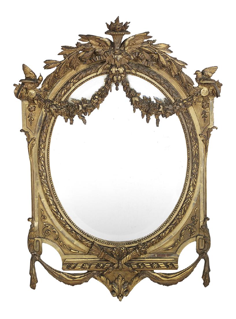 Exceptional French Giltwood Mirror (1 of 1)