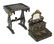 Victorian Ebonized and Papier-Mache Table - 3