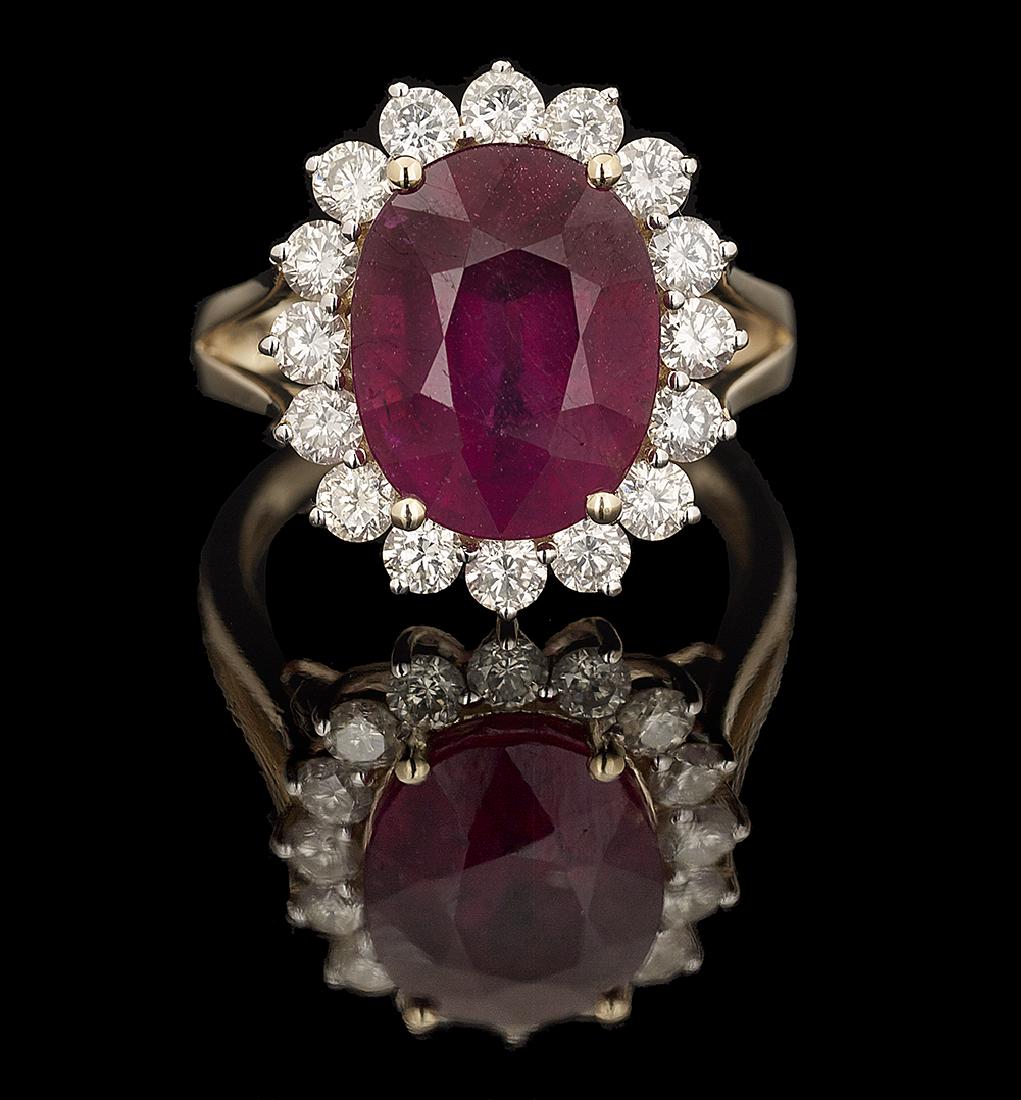 Ruby and Diamond Ring (1 of 1)