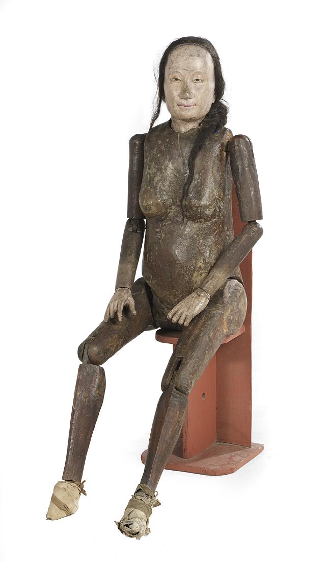 Rare Life-Sized Chinese Female Lay Figure (1 of 3)