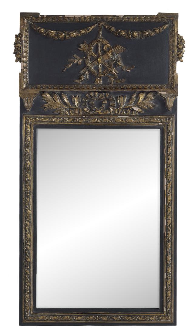 Neoclassical-Style Parcel-Gilt Mirror (1 of 1)