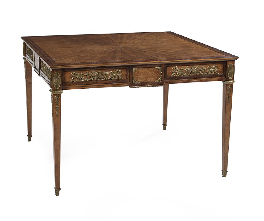 Ormolu-Mounted and Inlaid Game Table (1 of 2)