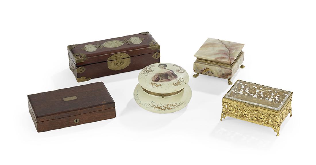 Collection of Five Table Boxes (1 of 1)