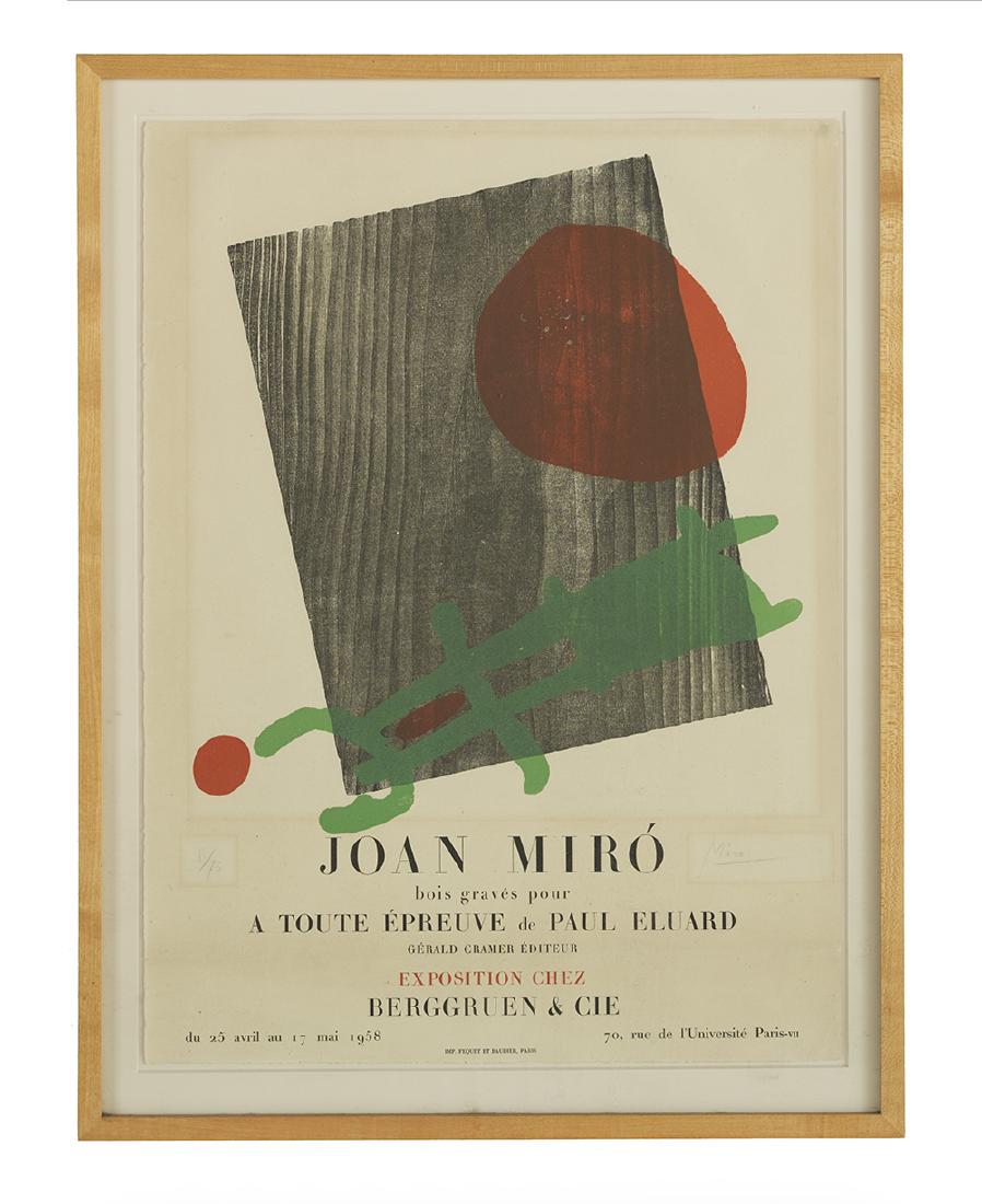 After Joan Miro (Spanish, 1893-1983) (1 of 5)