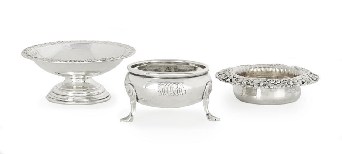 Three American Sterling Silver Salt Cellars (1 of 1)