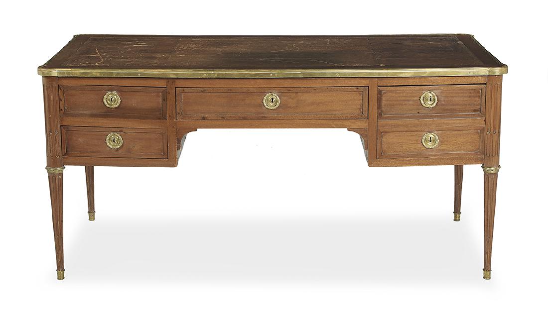 Nicolas Petit Louis XVI Mahogany Bureau Plat (1 of 2)