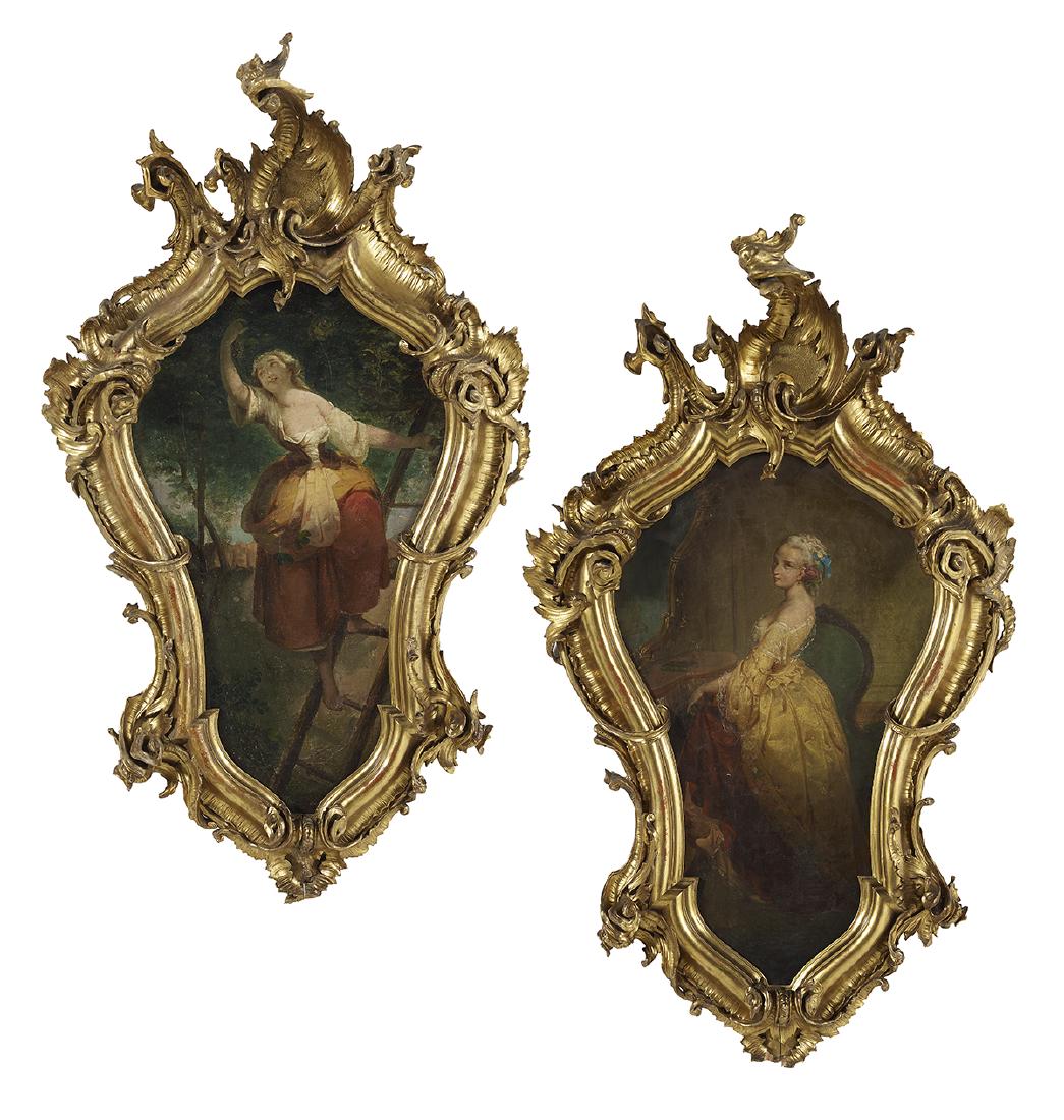 Pair of Continental Allegorical Paintings (1 of 5)
