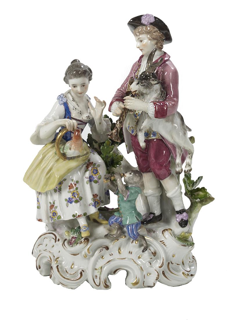 German Meissen Porcelain Group (1 of 3)