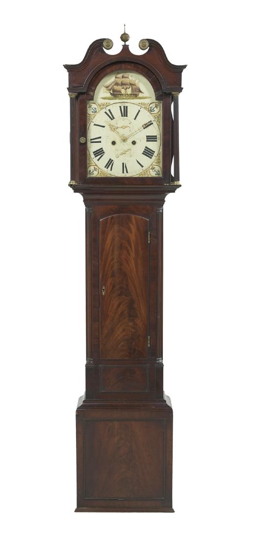George III Mahogany Tall Case Clock (1 of 2)