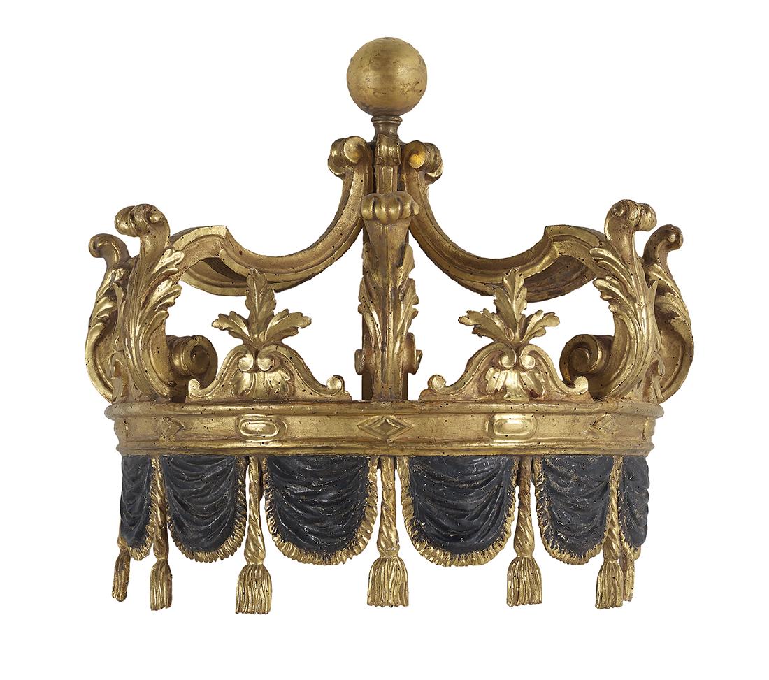 Directoire  Painted and Parcel-Gilt Bed Corona (1 of 1)