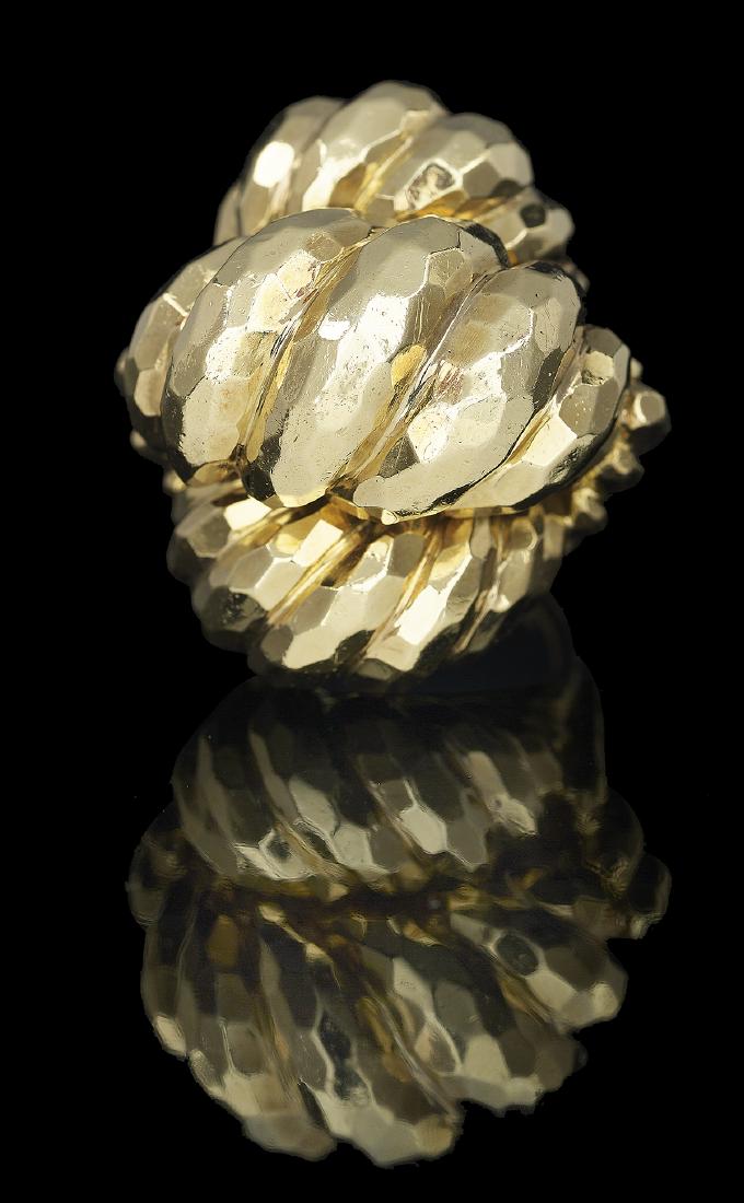 Henry Dunay Hammered Gold Ring (1 of 2)