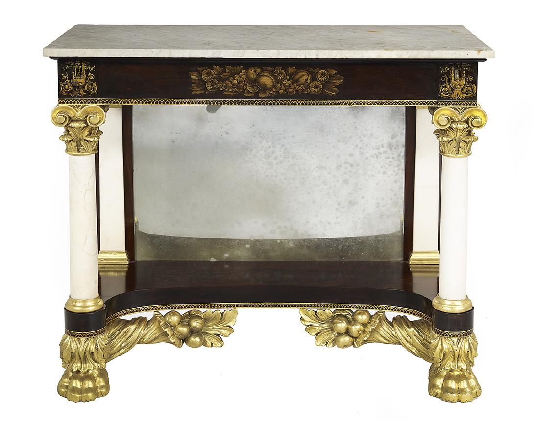 American Classical Mahogany Pier Table (1 of 2)