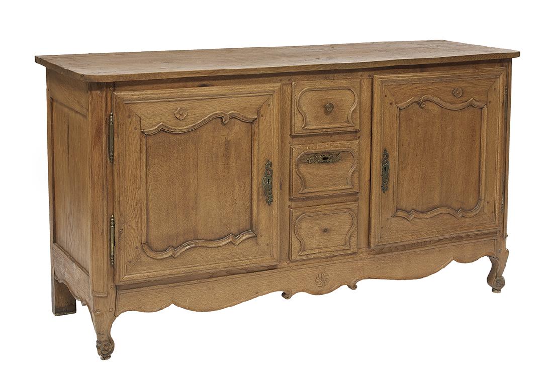 Provincial Louis XV Oak Buffet (1 of 1)