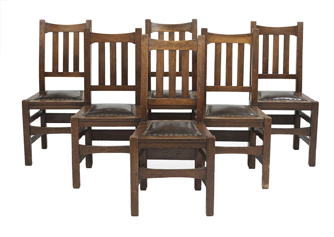 Six Stickley Brothers Dining Chairs (1 of 2)