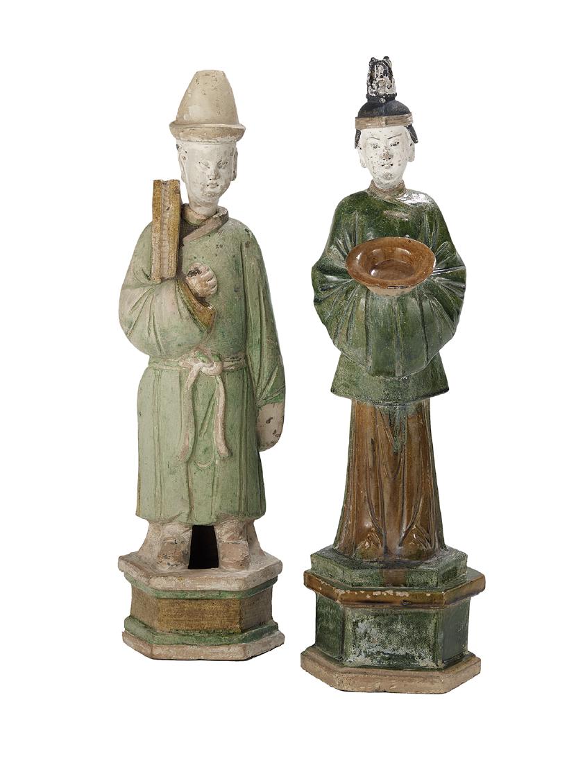 Two Chinese Terracotta Tomb Figures (1 of 2)