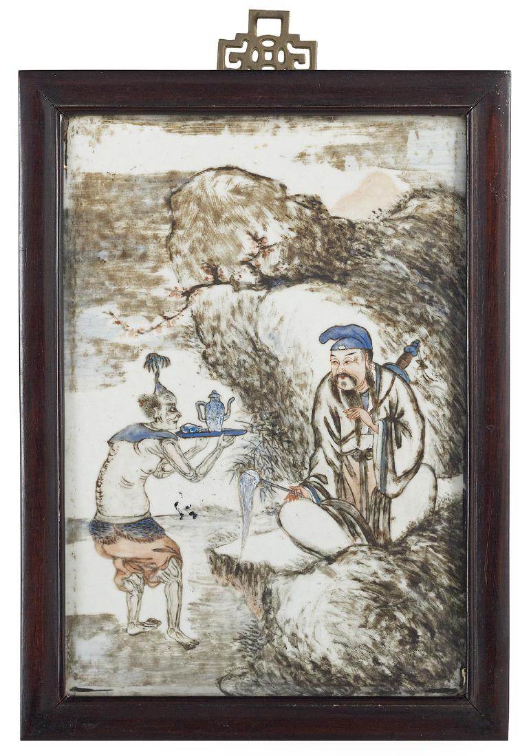 Two Chinese Porcelain Plaques (1 of 2)