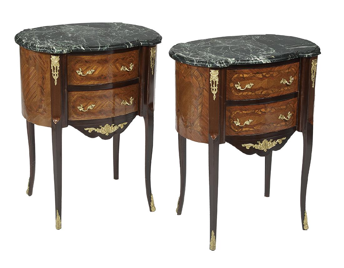 Pair of Louis XV-Style Occasional Tables (1 of 1)