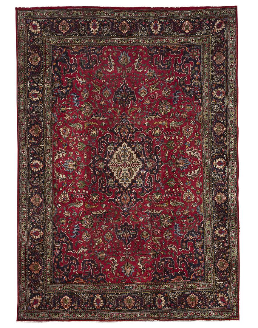 Semi-Antique Tabriz Carpet (1 of 1)