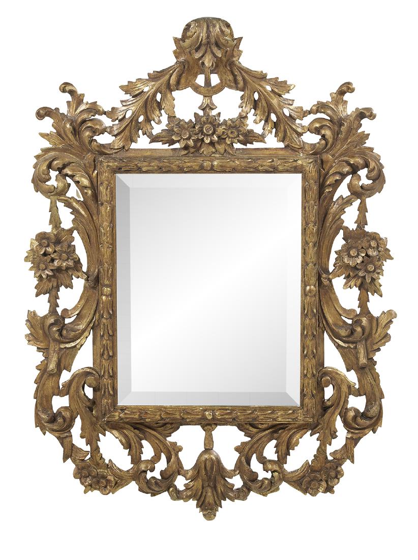 Italian Giltwood Mirror in the Baroque Taste (1 of 1)