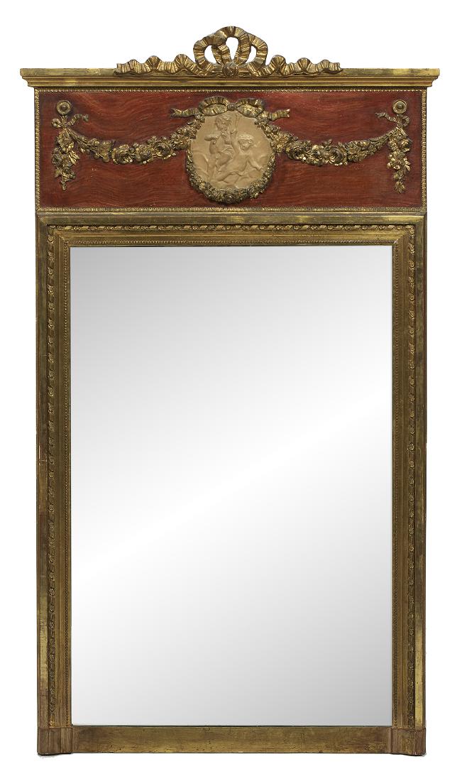 Giltwood Trumeau Mirror (1 of 1)
