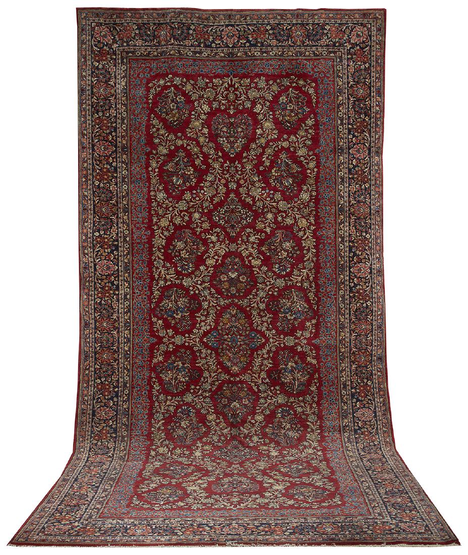 Semi-Antique Sarouk Carpet (1 of 2)