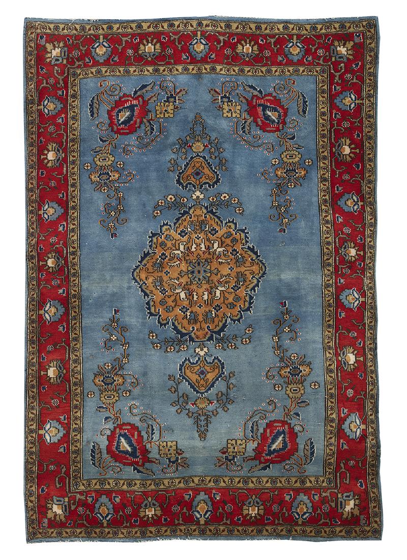 Semi-Antique Tabriz Carpet (1 of 1)