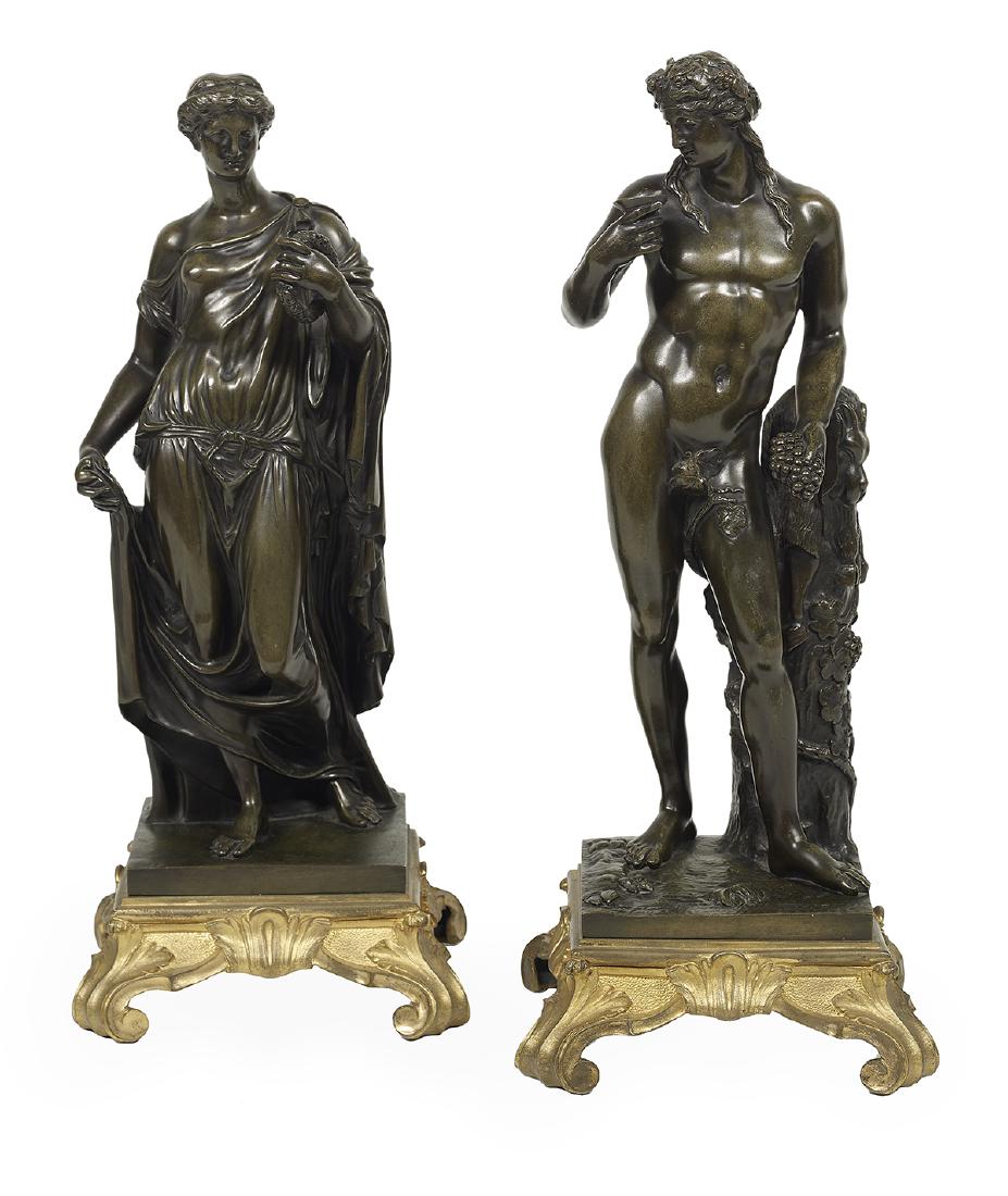 Pair of Italian Bronzes of Classical Figures (1 of 2)