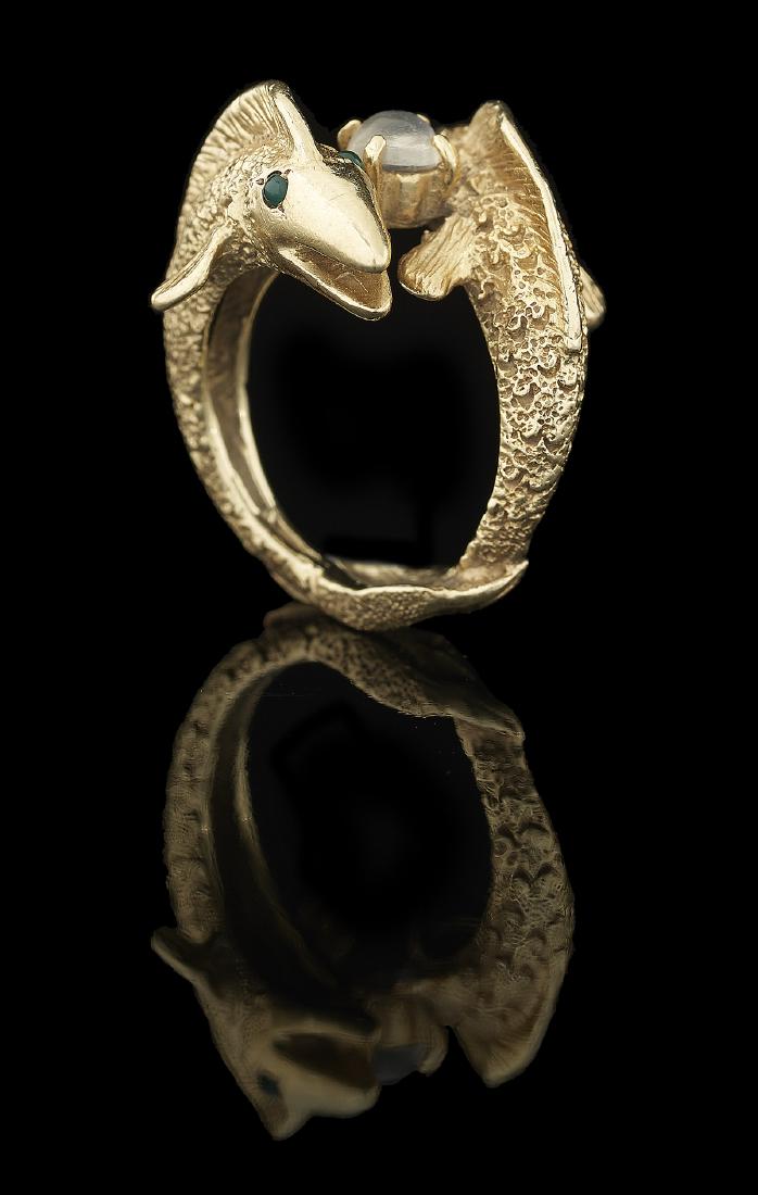 Gold Fish Ring (1 of 2)