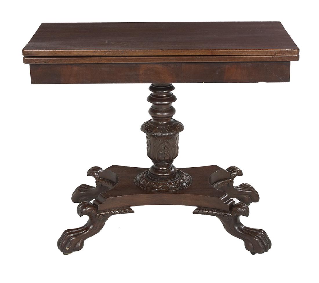 American Classical Revival Mahogany Games Table (1 of 2)